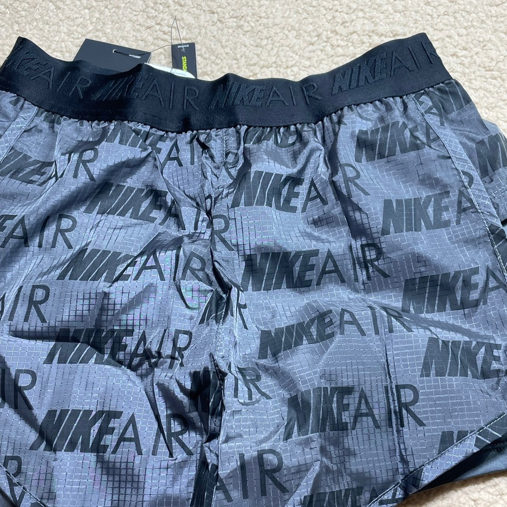 Nike Air Womens Running Shorts Standard‎ Fit AQ5634-021 Dark Grey Size XSmall - Picture 9 of 9